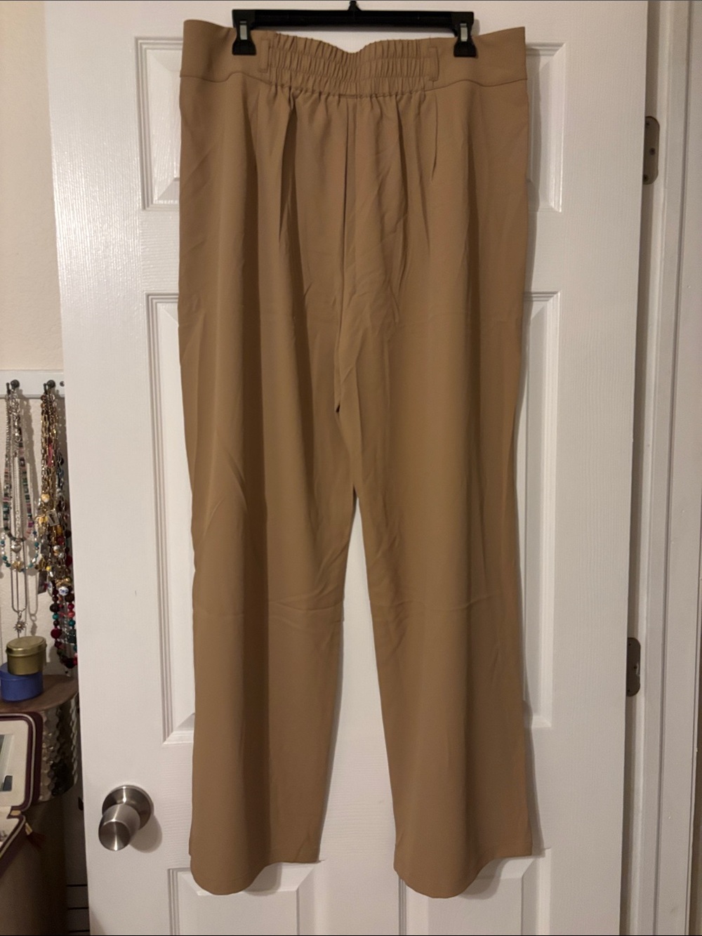 HALARA Women’s High Waisted Wide-Leg Work Pants in Camel-Size XL - Picture 6 of 10